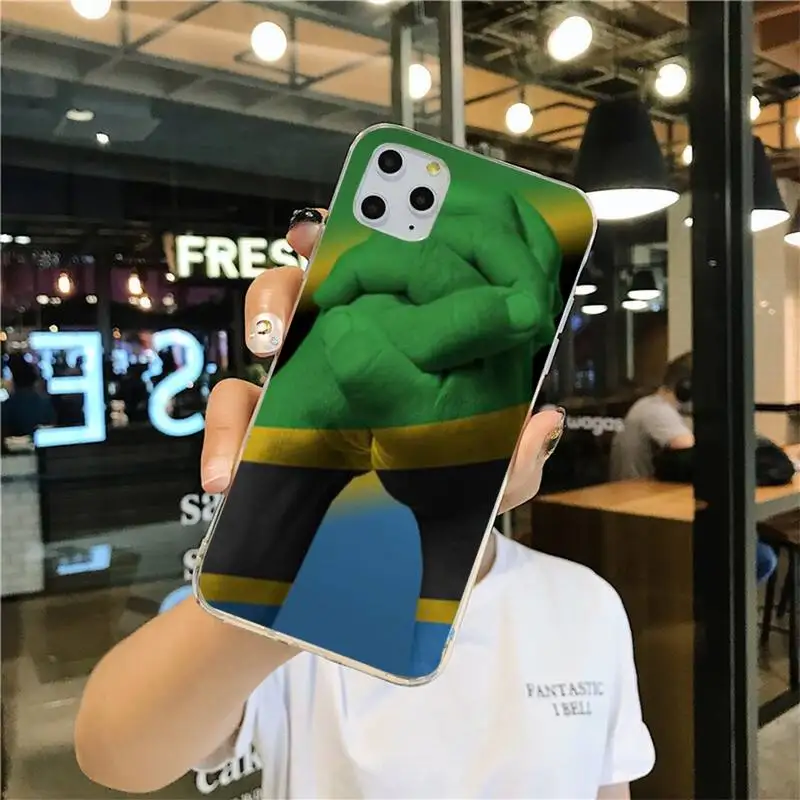 Чехол для телефона с национальным флагом Танзании iphone 12 pro max 11 XS MAX 8 7 6 6S Plus X 5S SE 2020