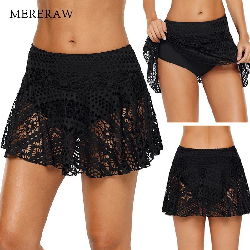 

Foreign trade new lace lace swim trunks women Europe and the United States solid color sexy hollow plus lined triangle bikini