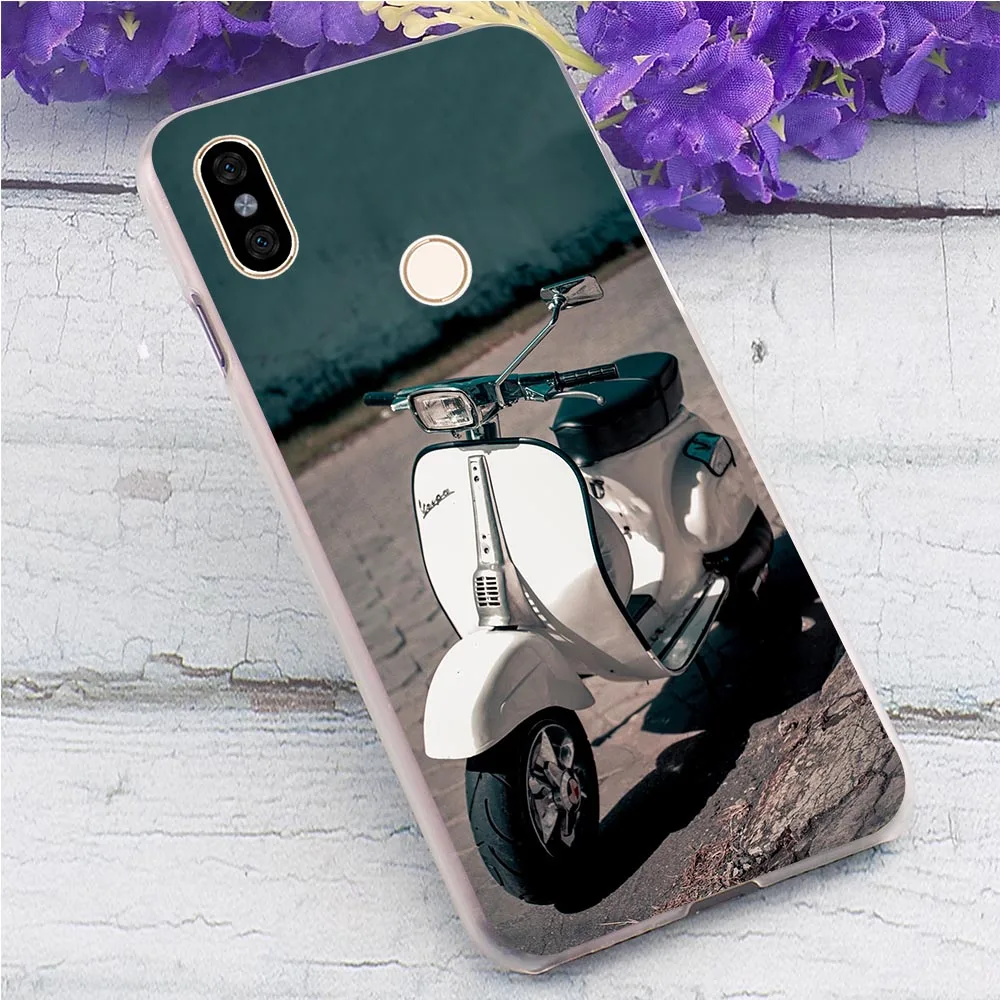 Чехол для телефона Xiaomi Mi 9se Vespa чехол скутера A1 A2 Lite 5X 6X 6 8 9 Mix 2S 9T Pro CC9E CC9 A3 Pocophone