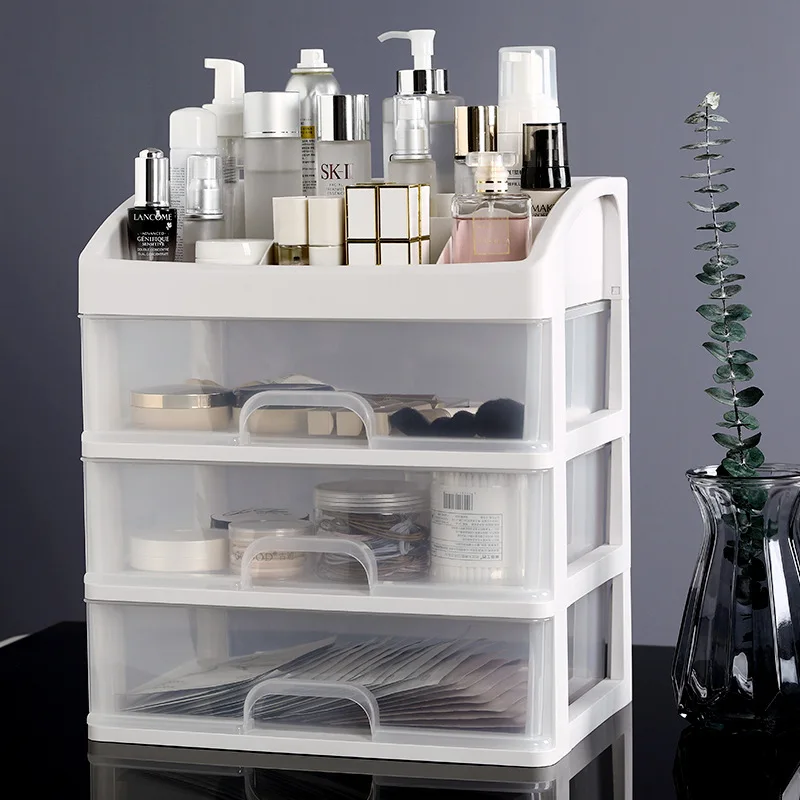 

Acrylic Drawer Storage Box Jewelry Cosmetics Skin Care Products Transparent Simple Large-capacity, Modern Home Decoration Gifts