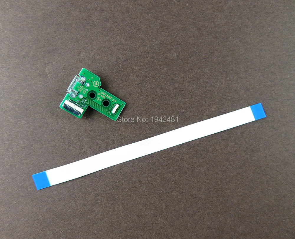 JDS-030 12PIN JDS-001 JDS-011 JDS-030 JDS-040 JDS-055 зарядка через usb Порты и разъёмы плата с кабелем для Playstation 4 контроллер USB Порты и разъёмы для PS4 - Цвет: JDS-030 12PIN
