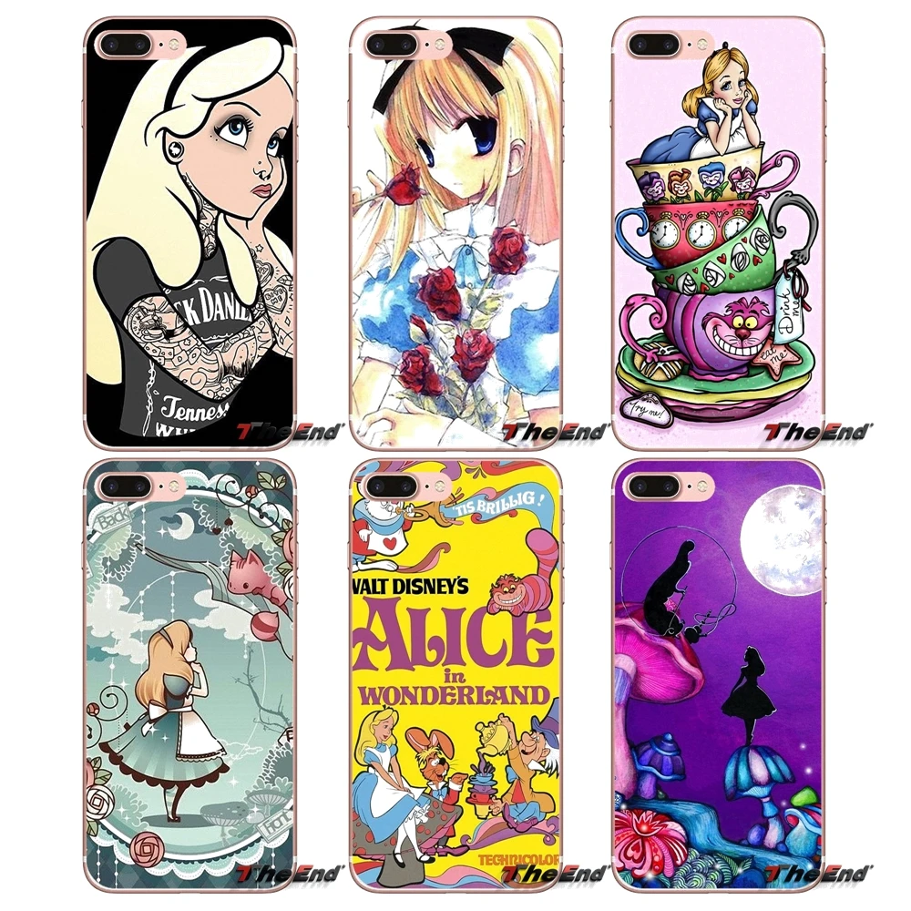 Для Samsung Galaxy J1 J2 J3 J5 J7 A3 A5 A7 2015 2016 2017 J530 J730 Fundas Coque принцессы Татуированная Алиса в