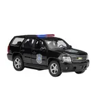 Welly 1:36 2008 CHEVROLET Tahoe полицейский грузовик литый под давлением автомобильный орнамент Коллекция Сувенирная игрушка NEX новое исследование моделей