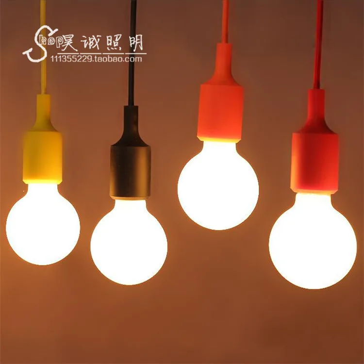 Магазин одежды цветная маленькая Подвесная лампа с одной головкой для кафе зала