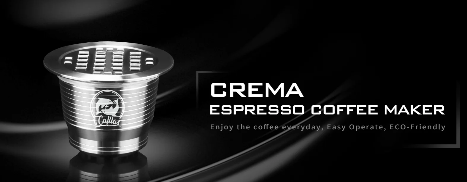 ICafilas для Nespresso кофейная капсула многоразовый фильтр для кофе из нержавеющей стали чашка для эспрессо с трамбовкой для машины Inissia