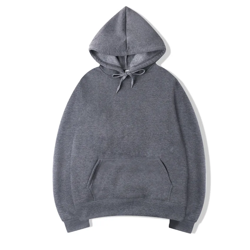 solid Men/Woman Hoodies Sweatshirts cotton polyester pink black gray blue Hip Hop Street wear Skateboard Male Hoodie Pullover | Мужская