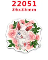 PR-22051 Наборы для творчества Герой мультфильма с плоской задней частью Плоские наклейки 30 штук. PR-21800-22919 - Цвет: PR-22051