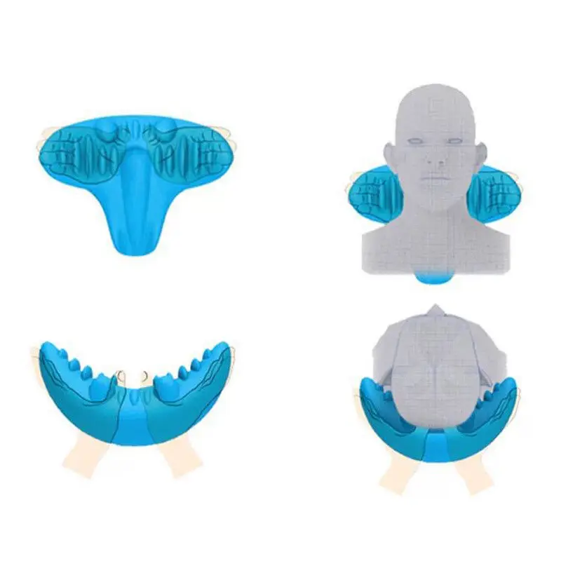 

Relax Massage Pillow C-Rest Neck Acupressure Pillow PU Ergonomics Repair Cervical Traction Device Shoulder Spine Massager