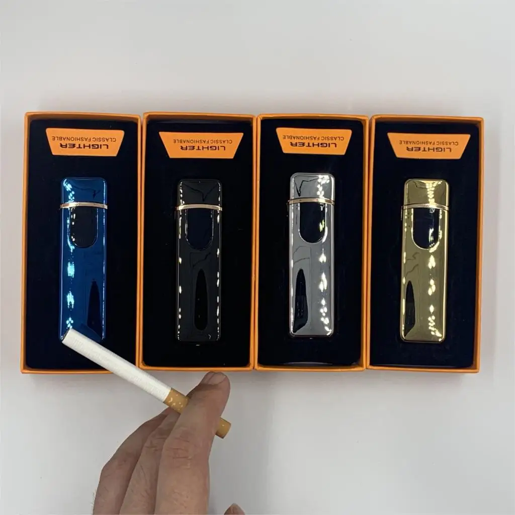 Такая классная зажигалка с usb зарядкой сенсорным экраном Электронная маленькая