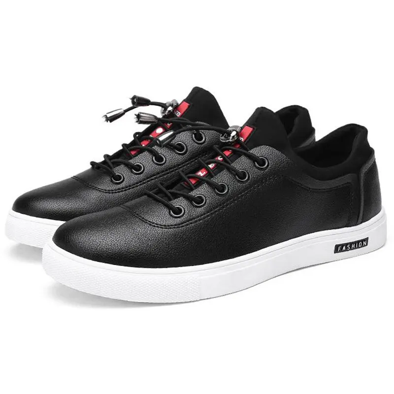 QWEDF 2018 New Fashion metal decoration sneaker shoes Elastic band Men's casual soft Comfortable Driving flat CC-033 | Обувь