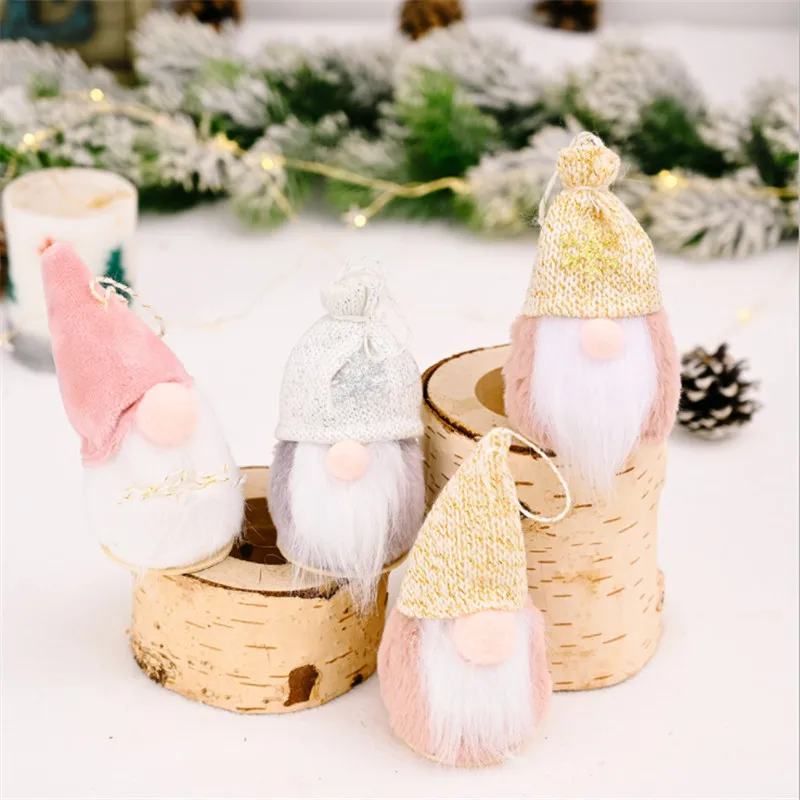 

Christmas Faceless Doll Pendant Christmas Doll Ornament Xmas Tree Pendant Christmas Decoration for Home New Year Gift Navidad