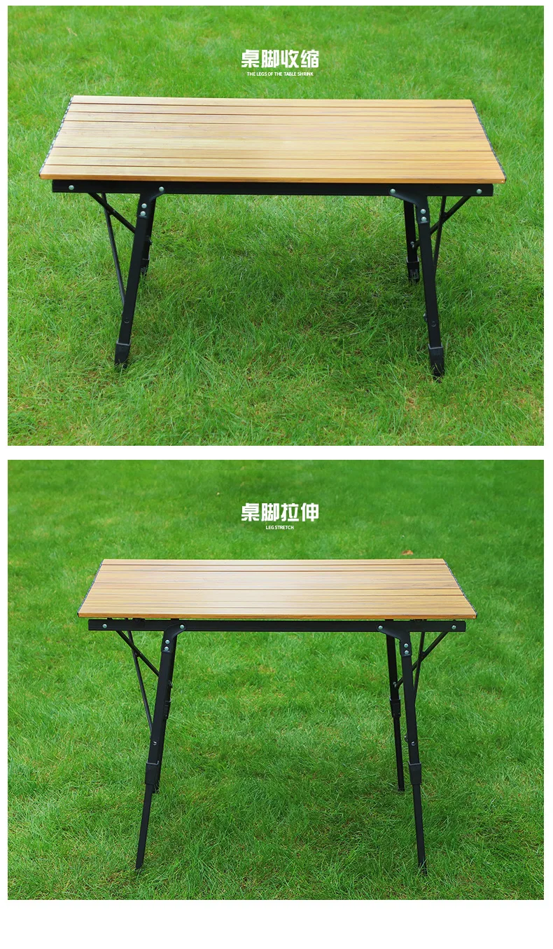 Складной стол из алюминиевого сплава для кемпинга барбекю портативный прочный