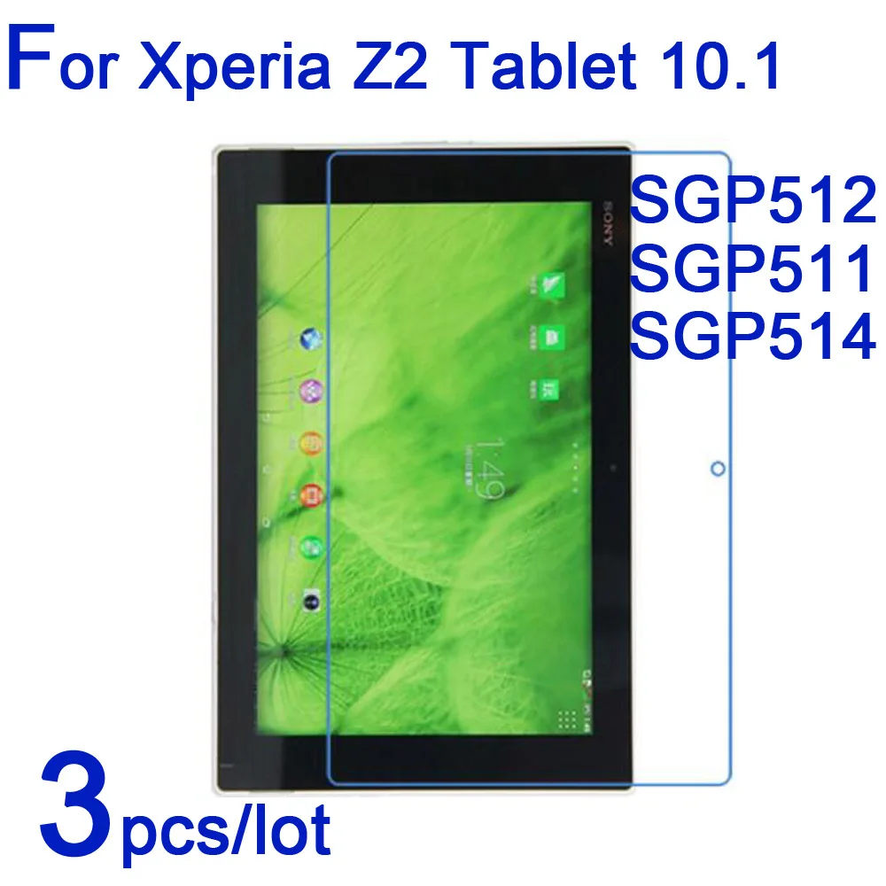 

3 шт./лот, Защитная пленка для экрана sony Xperia Tablet Z/Z2/Z4 SGP312 341 511 512 514 10,1, мягкая, прозрачная/матовая/нано защитная пленка