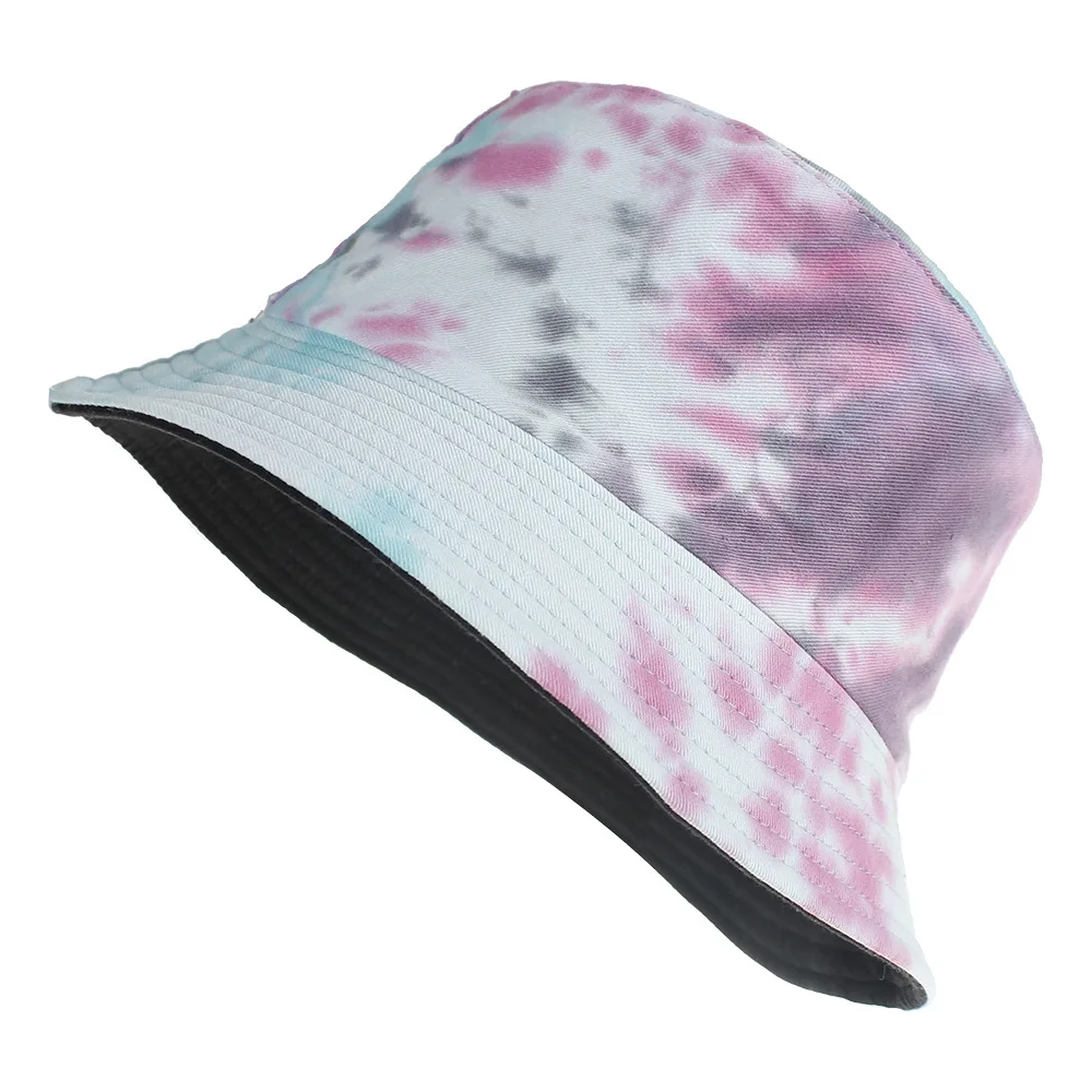 

Tie-dye Fisherman Hat Double-sided Outdoor Leisure Sun Hat Men and Women Spring and Summer Sun Protection Basin Hat Sun Hat
