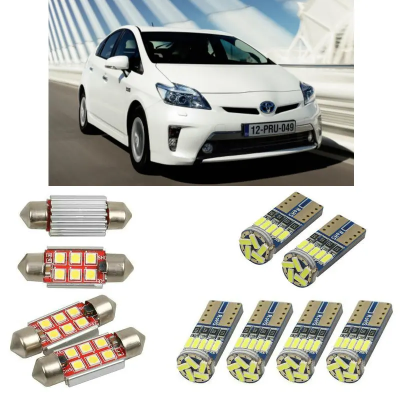 Сверхъяркий внутренний светодиодный автомобильный светильник для Toyota prius plus w4