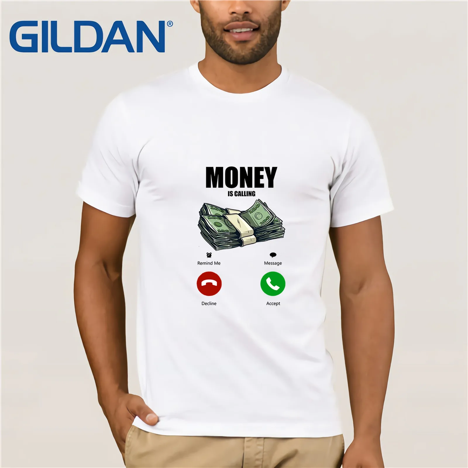 Money Is caling/забавная деловая футболка Hustler ensander с юмором 100% хлопок топы графическая