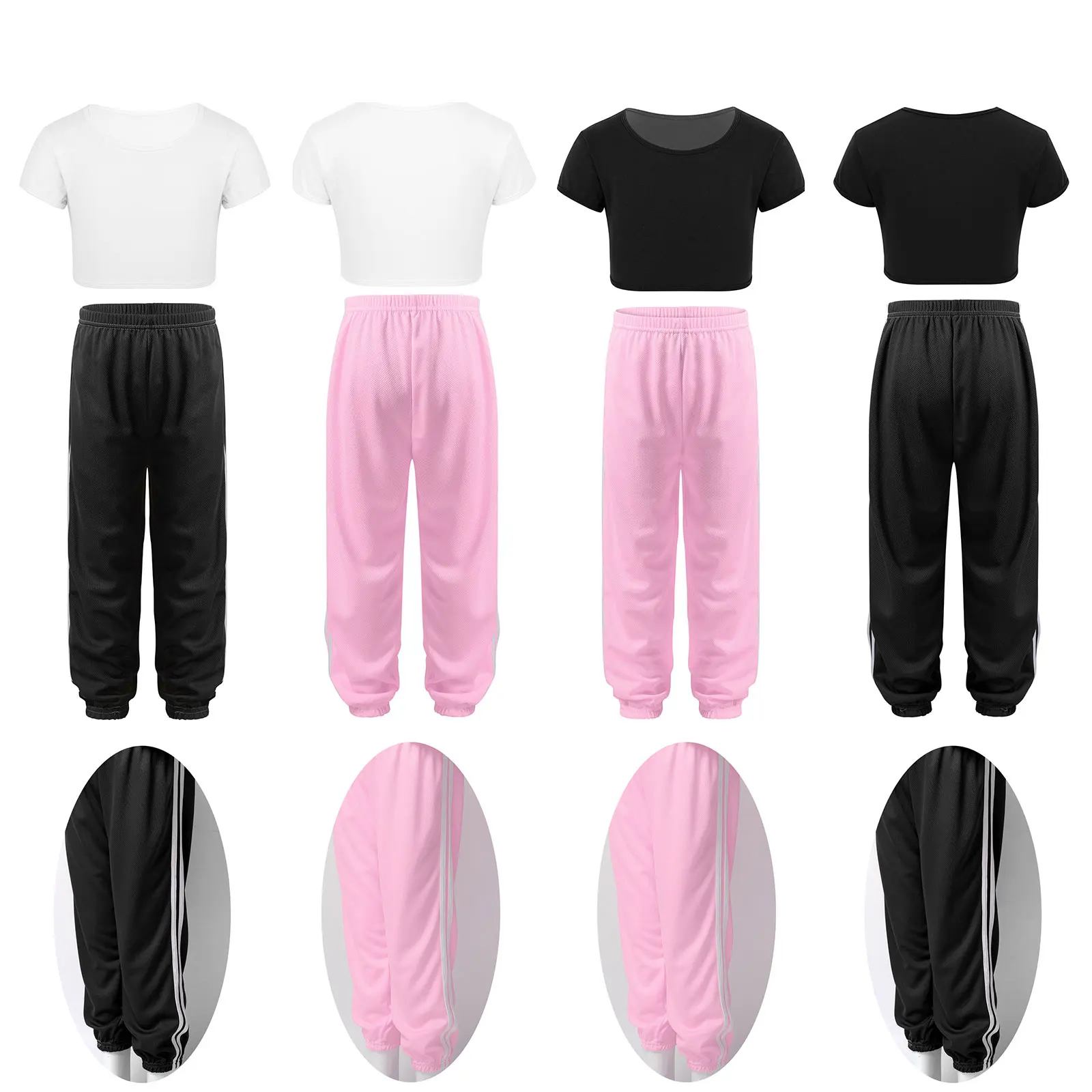 Детские спортивные комплекты для девочек тренировочные гимнастические костюмы