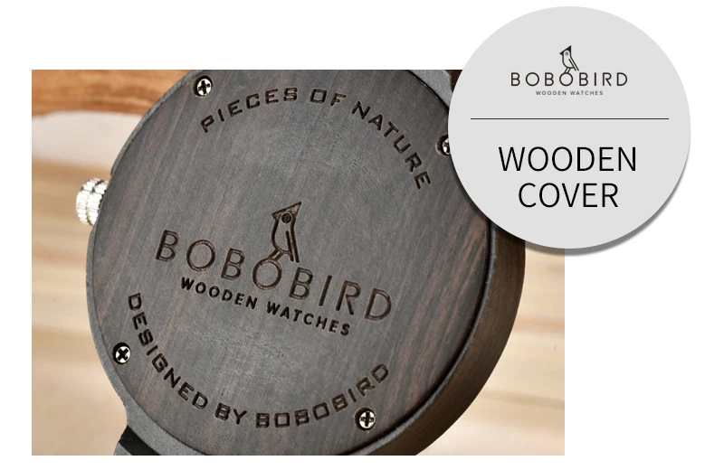 BOBO BIRD деревянные мужские часы Reloj para hombres подарок для папы кварцевые наручные часы показ недели даты часы Прямая O26