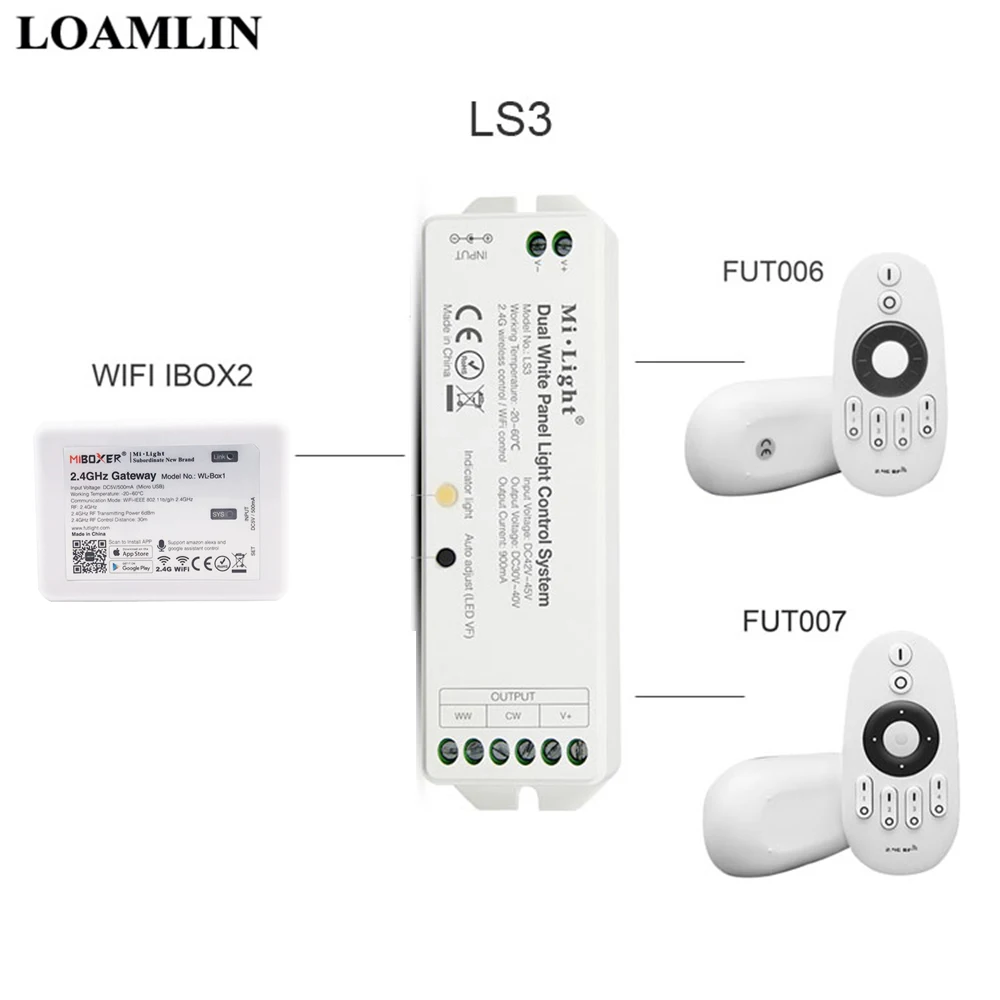 Светильник Mi LS3 40 Вт плоский светильник контроллер Wi Fi умный iBox2 FUT006 FUT007 2 4G пульт