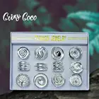 Набор Колец Cring Coco в стиле бохо для женщин, винтажный Ювелирный Комплект из сплава, эмалированное Дерево жизни, ювелирные изделия вечерние 2020