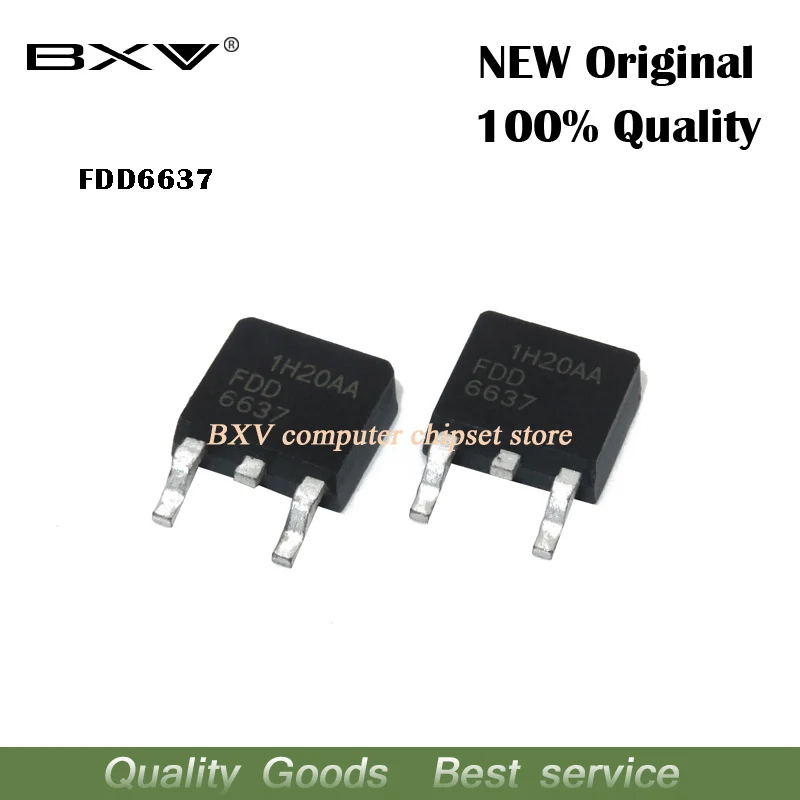 Бесплатная доставка 20 шт./лот FDD6637 TO-252 Новый оригинал | Электронные компоненты и