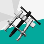 Двухкулачковый спиральный Съемник съемник подшипников Многофункциональный ручной инструмент для удаления механических подшипников