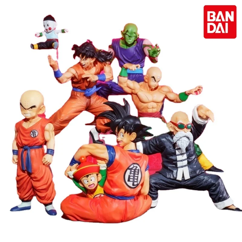 

Bandai Dragon Ball Anime Figure EX Warriors Guarding the Earth Goku Gohan Tien Shinhan Piccolo Raditz Genuine Model Children Toy