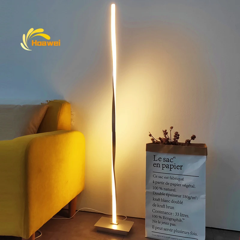 

Modern LED Floor Lamp Standing Lights Dimming Lighting Decor Floor Lamp Bedroom Living Room Nordic Indoor Luxury Luminaries