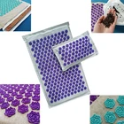 74*44 см Натуральная льняная Кокосовая пальма Массажный коврик для йоги спортивный коврик-подушка с сумкой Лотос Спайк акупрессурный Коврик Подушка массажная подушка