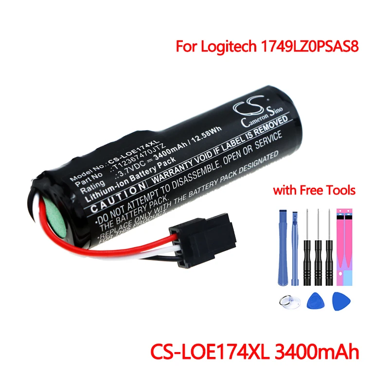 Bluetooth Динамик Батарея CS LOE174XL для Logitech 1749LZ0PSAS8 884 000741 984 000967 Замена литий ионные