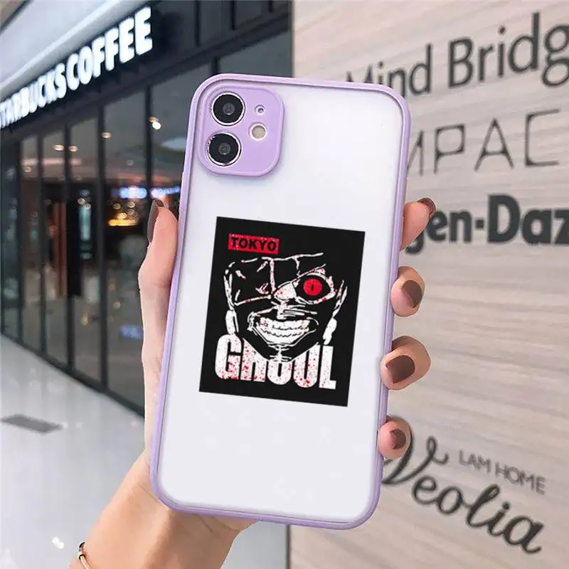 

Tokyo Ghoul Japan anime Phone Case matte transparent For iphone 7 8 11 12 plus mini x xs xr pro max cover