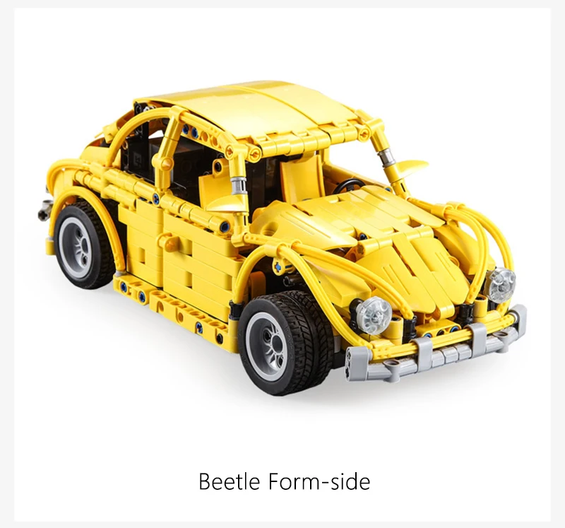 RC 1124cs Жук-Шмель Классический автомобиль робот 2 в 1 строительные блоки fit Technic транспортные средства Playmobil кирпичи дети мальчики игрушки подарки