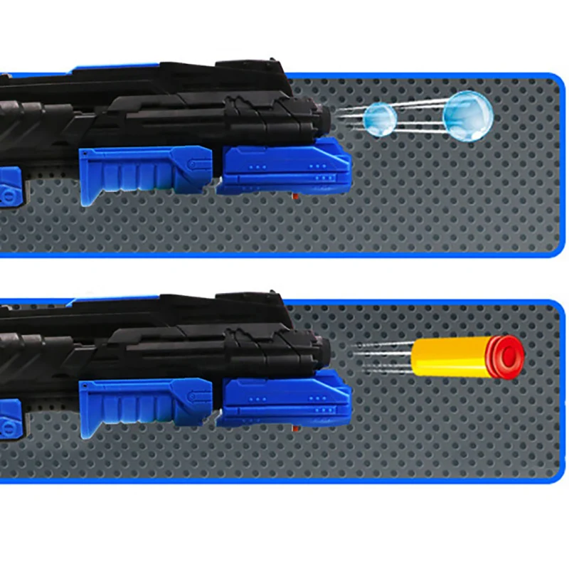 Подарок на Новый год с украшением в виде кристаллов пулей пистолет двойной режим