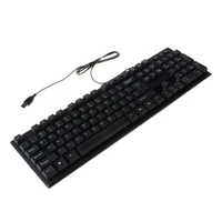 englisharabicfrenchspanish usb wired silent keyboard waterproof 104 keys keyboard for desktop computer pc