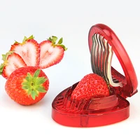 kitchen portable fruit divider stainless steel multi purpose strawberry slicer melon and fruit cutter fruit tool