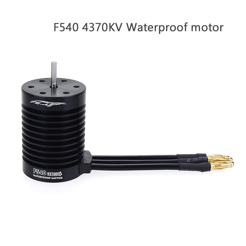 F540 43700KV motor RC автомобиль 1:10 Запчасти 3650 3660 F540 2300KV 2600KV 3100KV 3300KV 3900KV 4370KV бесщеточный мотор 60A ESC для Monster Грузовик Багги Baja - Цвет: F540 43700KV motor