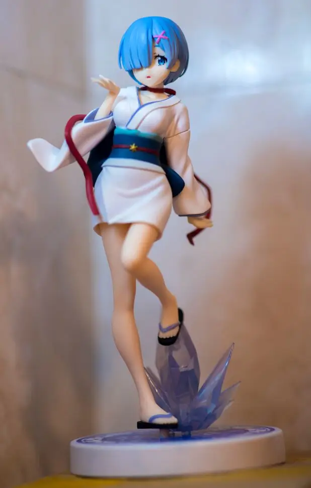 

Japanese original anime figure Re:Life in a different world from zero Rem snow ver action figure collectible model toys