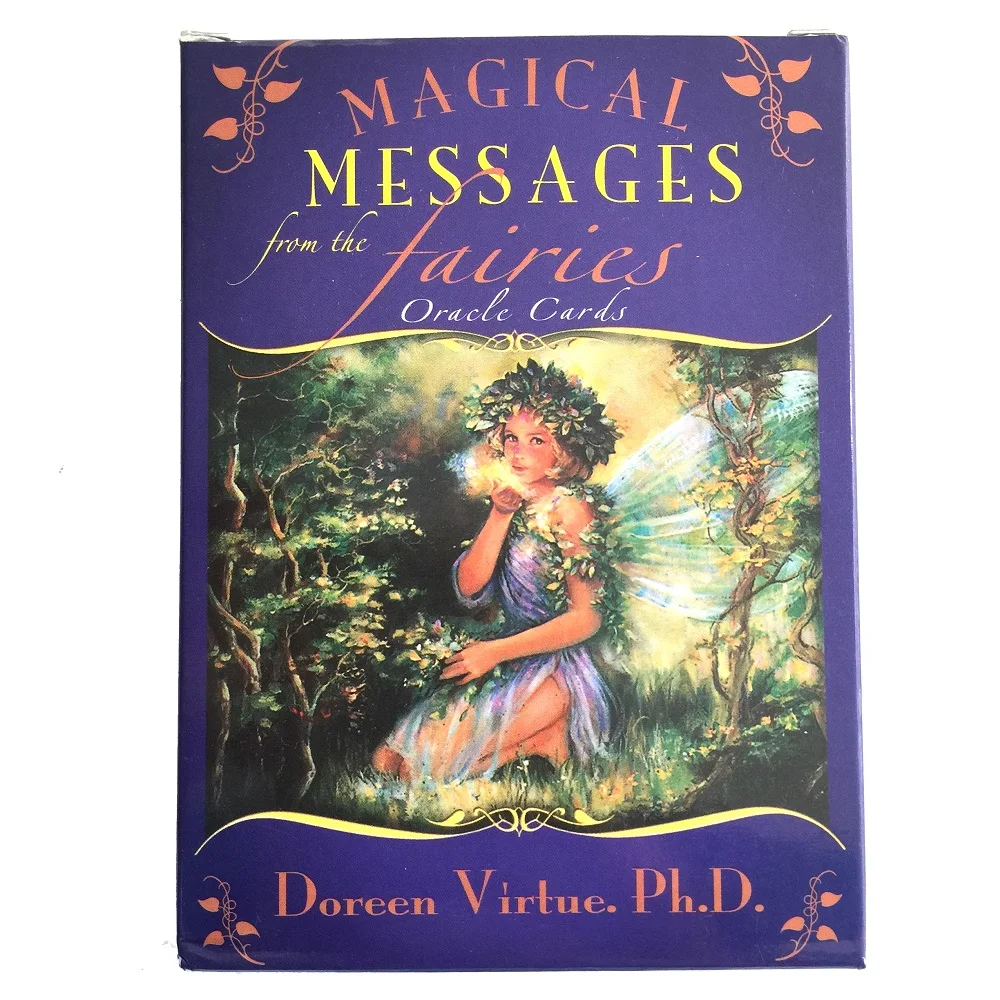 

44 Pcs Oracle Magical Messages From Fairies Oracle Card Board Deck Games Palying Cards for home Party Game