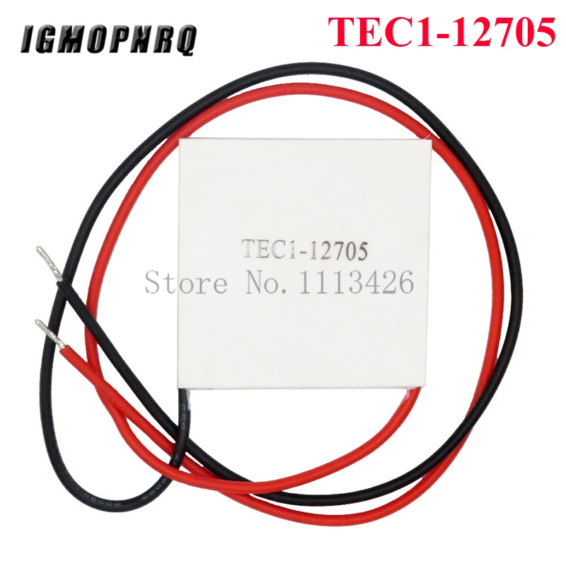 TEC1-12706 12703 12704 12705 12708 12709 12710 12712 12715 Термоэлектрический охладитель Пельтье 40*40 мм 12V Пельтье Elemente модуль - Цвет: TEC1-12705