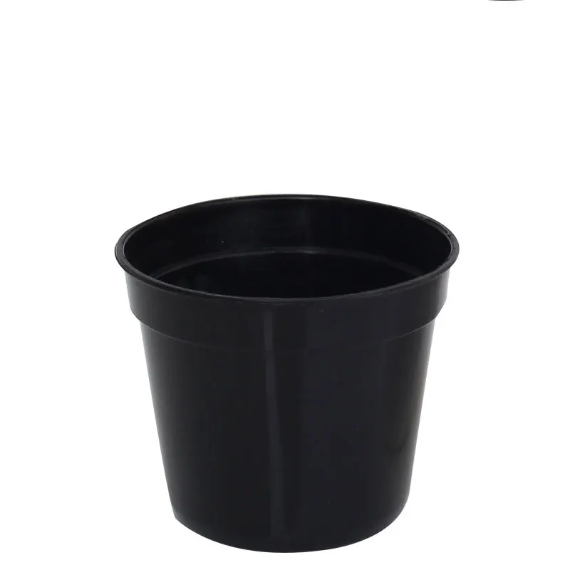 

10/50Pcs Black White Plant Pots Plastic Flower Pot Seedling Transplanting Planting Pot Succulent Greenhouse Garden Small Planter