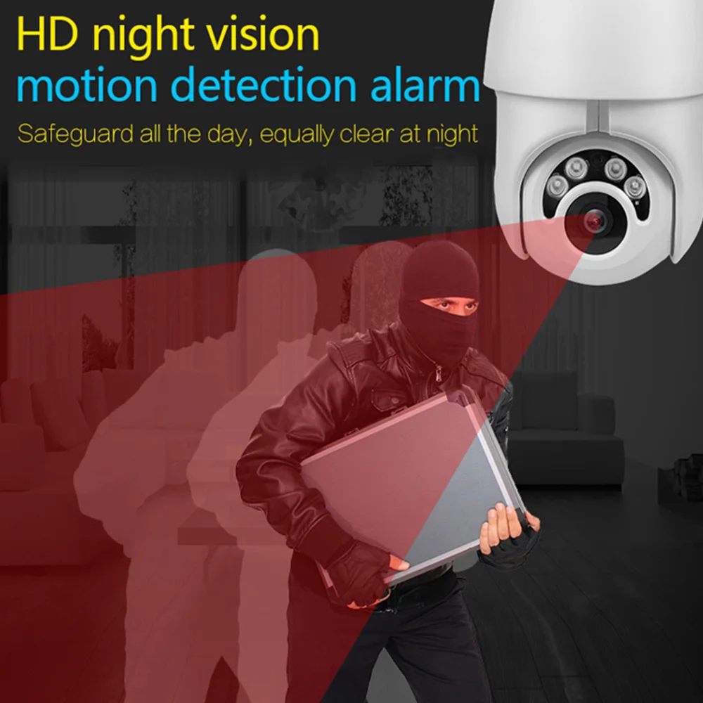 Комплект видеонаблюдения комплект ip-камер WiFi камера 1080P двухстороннее аудио ночное видение беспроводная CCTV камера система безопасности комплект