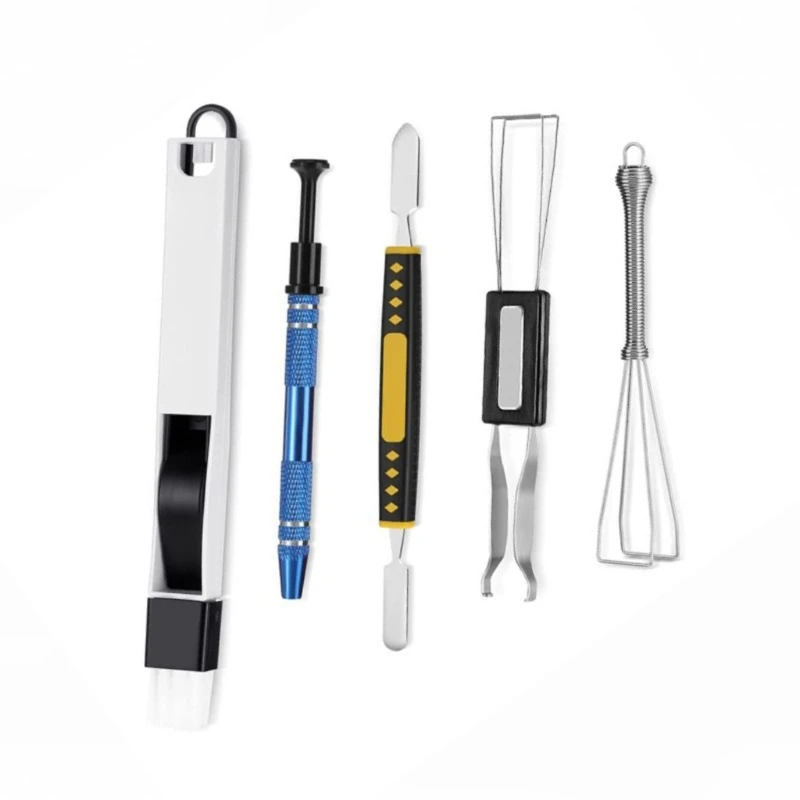 

Механический Пинцет для клавиатуры, смазка, инструмент, выключатель кисти, выключатель стержня, IC, держатель когтей для Cherry Kailh Gateron, AC, перек...