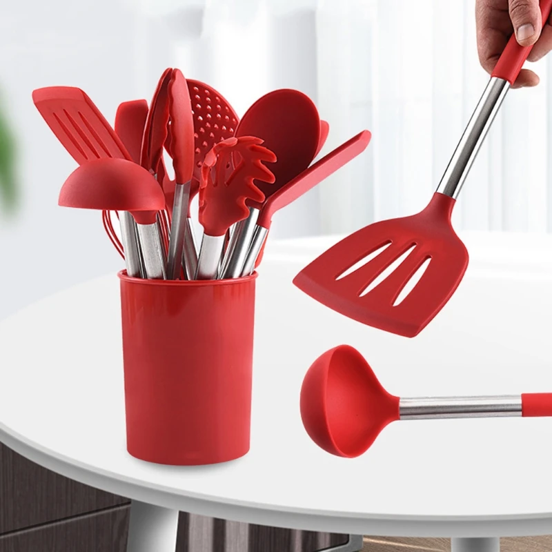 

Cooking Utensil Set,Kitchen Utensils Cooking Utensils Set,Non-stick Heat Resista 50JD
