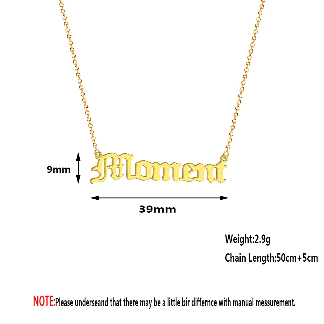 Ожерелье с надписью Подождите немного для мужчин и женщин | Украшения аксессуары