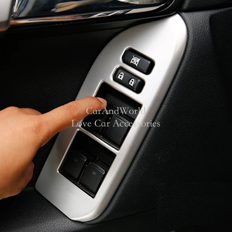 Крышка переключателя двери и окна для Toyota Land Cruiser Prado 150 2010 2021 внутренний
