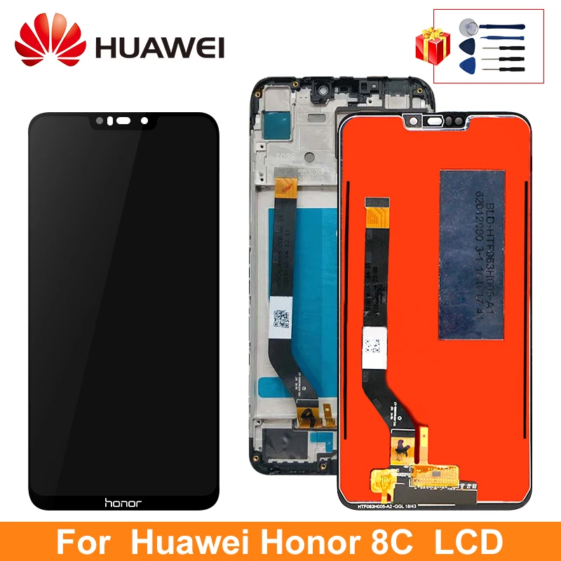 6 26 ''для Huawei Честь 8C ЖК-дисплей сенсорный экран дигитайзер Замена частей для