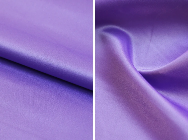 15 purple Тяжелая Свадебная атласная ткань полиэфирный мат сатин качество 1 ярд* 150 см - Цвет: 15 purple