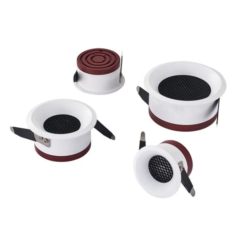 

QIUBOSS Recessed LED Downlights Dimmable for the Kitchen 220V Led Spotlights Anti Glare Led Ceiling Lamps for Bedroom Livingroom