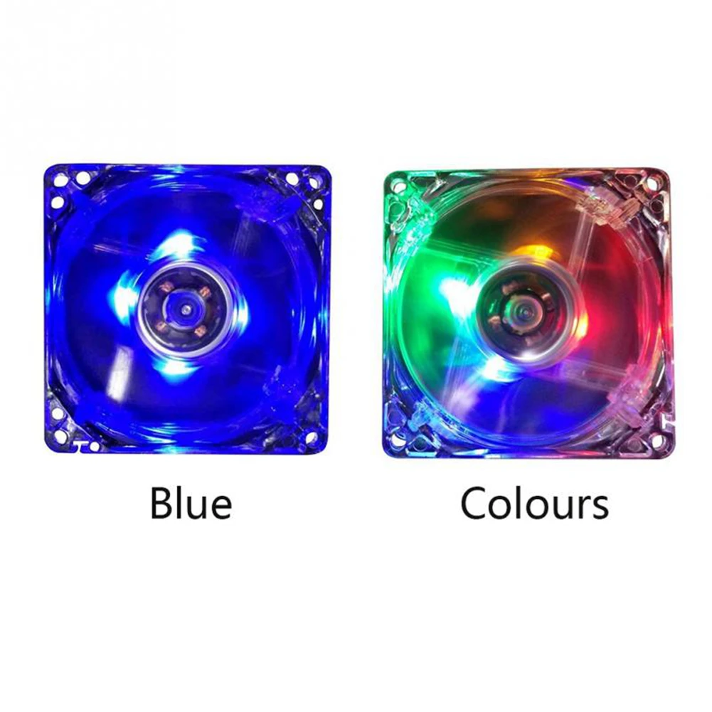 Новейший 12 см цветной светодиодный RGB вентилятор шасси кулер вентилятор охлаждения Радиатор 4 Pin Ультра-тихий светильник PC Gamer чехол вентилятор