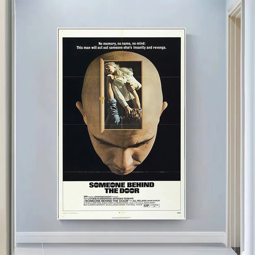

CP1949 Someone Behind the Door Classic Hot Movie Print Silk Fabric Poster Indoor Wall Art Decor Gift